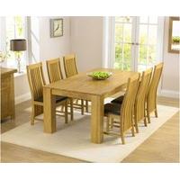 Tuscany 180cm Solid Hardwood Dining Table and Chairs