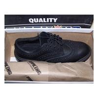 Tuffking Brogue Shoe Tuffking - Size: 9 - Black - Work boots