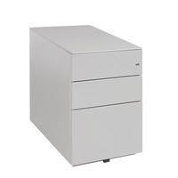 UNDER DESK PED (2+1) 660H 420W 570D SILVER RAL 9006