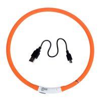 USB Dog Glow Collar - Orange (65cm)