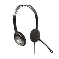 V7 Standard Headset Blk/sil - Stereo Headphones Microphone In