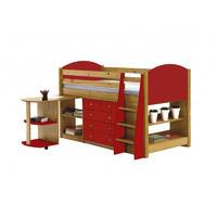 Verona Long Mid Sleeper Set 1 with Red