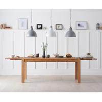 Verona 180cm Solid Oak Extending Dining Table