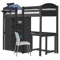 Verona Maximus Graphite Pine with Central Ladder High Sleeper Bed Set 2