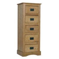 Vermont 5 Drawer Narrow Chest