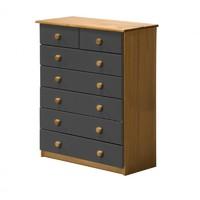 Verona 5 plus 2 Drawer Chest Graphite