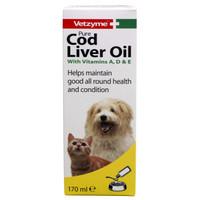 Vetzyme Pure Cod Liver Oil Supplement