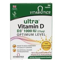 Vitabiotics Ultra Vitamin  D3 1000iu Tablets 96 tabs