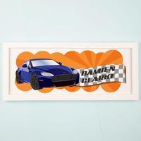 Vibrant Customised Car Framed Print