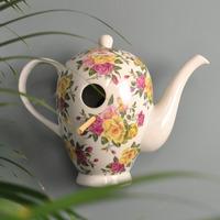 Vintage China Coffee Pot Bird Box By Wildlife World