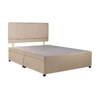 Visco Therapy 4000 Platinum Divan Set No Drawers  Double  Firm  Stone