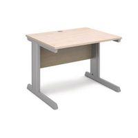 VIVO II 800 MM DEEP STRAIGHT DESK MAPLE 1000MM WIDE