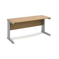 VIVO II 600 MM DEEP STRAIGHT DESK OAK 1600MM WIDE