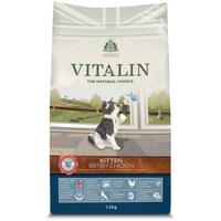 Vitalin Natural Chicken Dry Kitten Food