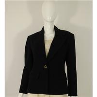 Vintage WINDSMOOR 1980's 'Monochromatic Magic' Size 10 Black Blazer