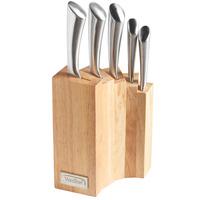 VonShef 5Pcs Curved Knife Block Set