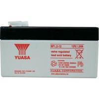 VRLA 12 V 1.2 Ah Yuasa NP1.2-12 NP1.2-12 AGM (W x H x D) 97 x 55 x 48 mm 4.8 mm blade terminal Maintenance-free, VDS cer