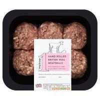 Waitrose 1 British veal meatballs