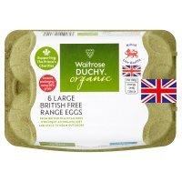 Waitrose Duchy Organic large British free range eggs