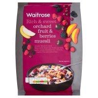 Waitrose muesli fruits & berries