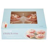 Waitrose 4 Raspberry Macaroon Tarts