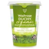 Waitrose Duchy Organic low fat natural yogurt