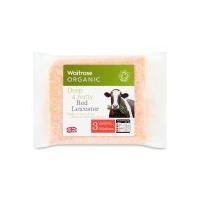 Waitrose Duchy Organic medium Red Leicester cheese, strength 3