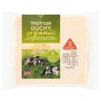 Waitrose Duchy Organic medium Double Gloucester cheese, strength 3