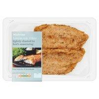 Waitrose 2 lemon sole fillets in herb seasoning