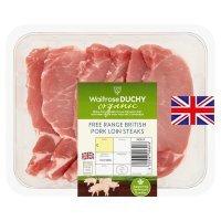 Waitrose Duchy Organic British free range pork loin steaks