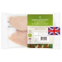 Waitrose Duchy Organic 2 Free Range British chicken breast fillets