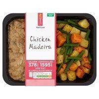 Waitrose LoveLife Calorie Controlled chicken with madeira wine & porcini mushrooms