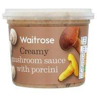 Waitrose mushroom sauce with porcini