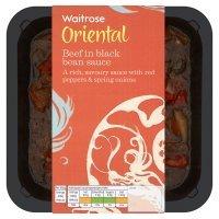 Waitrose beef in black bean sauce