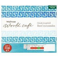 Waitrose beef moussaka