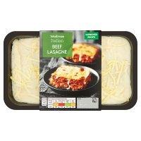 Waitrose beef lasagne