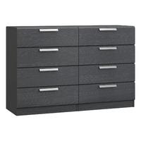 Waterfall 8 Drawer Chest Graphite