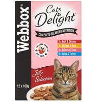 Webbox Cat Delight Selection In Jelly Adult Cat Food