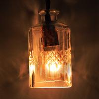 Whiskey Decanter Pendant Light