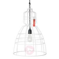 White wire hanging light Mark, 56 cm high