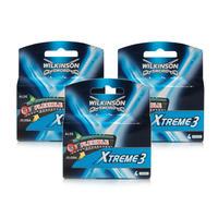 Wilkinson Sword Xtreme 3 Systems 4 Blades - Triple Pack