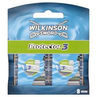 Wilkinson Sword Protector 3 Razor Blades with Aloe Vera 8pk