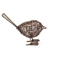 Wire Robin antique brass