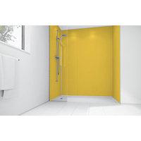 Wickes Sunflower Matte Acrylic 900 x 900 2 Sided Shower Panel Kit