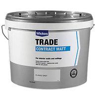 Wickes Contract Matt Classic Grey 10L