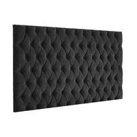 Windermere Kimiyo Linen Headboard Charcoal Superking