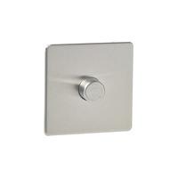 Wilko Screwless Flat Single Dimmer switch 400W