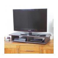 Wide TV swivel stand - Mahogany