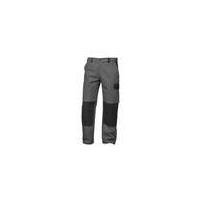 Work and hobby trousers, grey with black accents, size 32