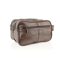 Woodland Leathers Brown Wash Bag